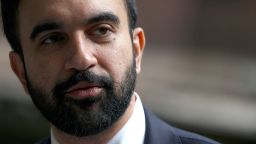 New York City mayoral candidate Zohran Mamdani speaks during a press conference on September 29.