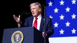 President Donald Trump speaks during a meeting of senior military leaders convened by U.S. Defense Secretary Pete Hegseth, at Marine Corps Base Quantico in Quantico, Virginia, U.S., September 30, 2025.