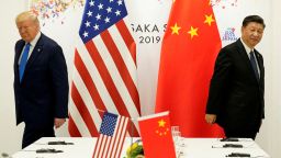 US President Donald Trump attends a bilateral meeting with China's President Xi Jinping during the G20 leaders summit in Osaka, Japan on June 29, 2019.