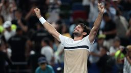 Valentin Vacherot defeated his cousin Arthur Rinderknech in the Shanghai Masters final.