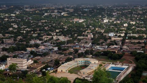 A view of the city of Bamako in Mali on August 9, 2018.