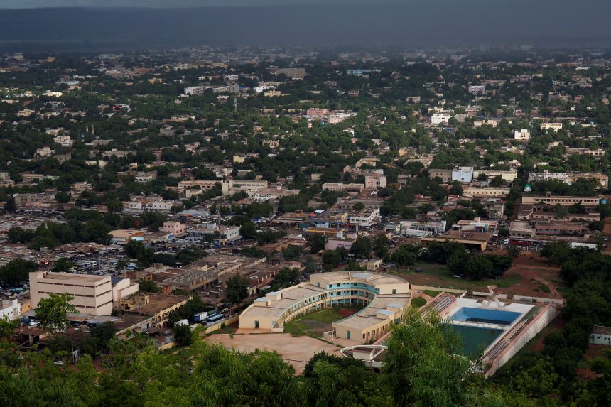A view of the city of Bamako in Mali on August 9, 2018.