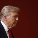 U.S. President Donald Trump arrives for a family photo at a world leaders' summit on ending the Gaza war, amid a U.S.-brokered prisoner-hostage swap and ceasefire deal between Israel and Hamas, in Sharm el-Sheikh, Egypt, October 13, 2025.