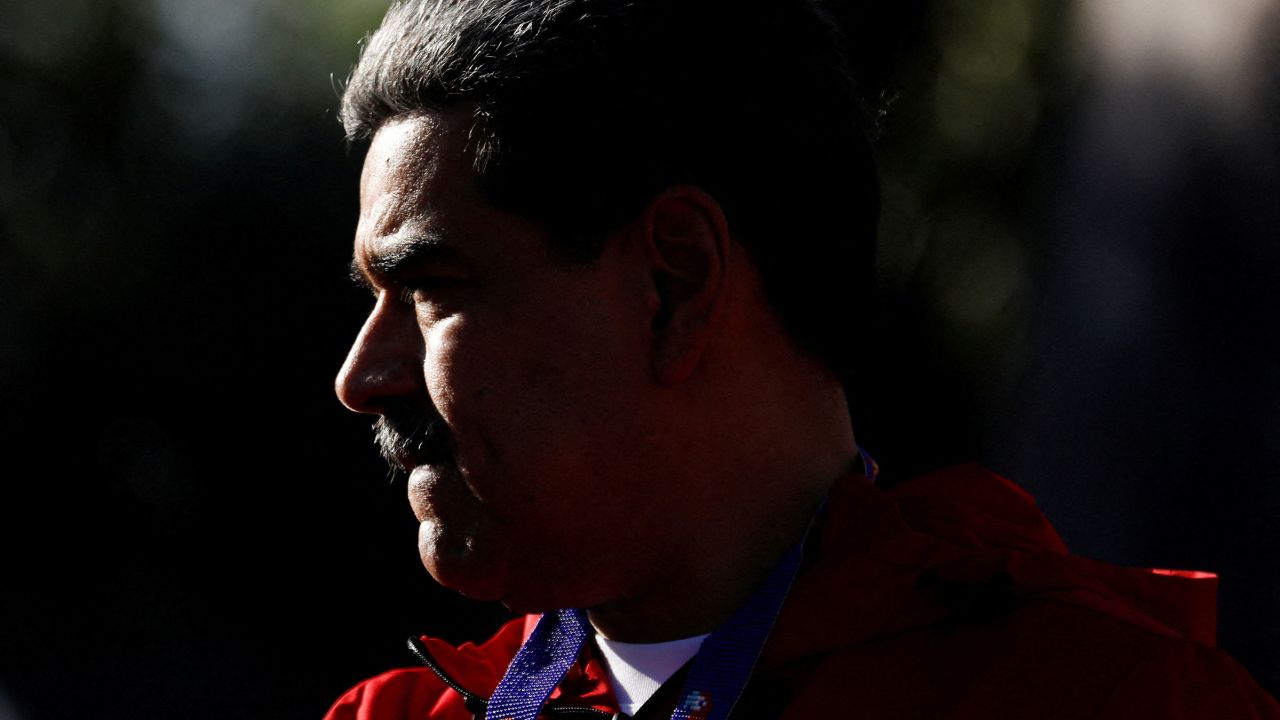Venezuela's President Nicolas Maduro participates in a demonstration to mark Indigenous Resistance Day, in Caracas, Venezuela, on October 12.