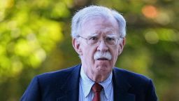Former White House national security adviser John Bolton arrives at US District Court for the District of Maryland, in Greenbelt, Maryland, on October 17, 2025.