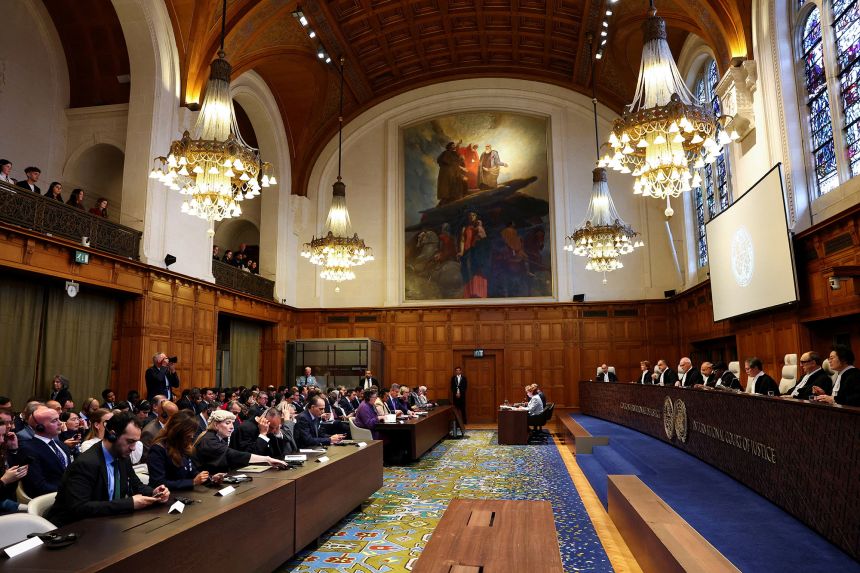 ICJ judges deliver a non-binding advisory opinion on Israel's obligations regarding the presence and activities of the United Nations and other international actors in the occupied Palestinian territory.