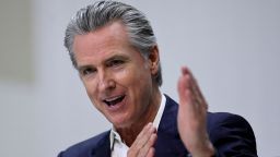 California Governor Gavin Newsom gestures as he attends a press conference, during the UN Climate Change Conference (COP30), in Belem, Brazil, November 11, 2025. REUTERS/Adriano Machado