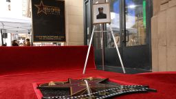 A photo of late actor Chadwick Boseman is set on an easel ahead of the unveiling of his star on the Hollywood Walk of Fame in Los Angeles, California, U.S., November 20, 2025. REUTERS/Mario Anzuoni