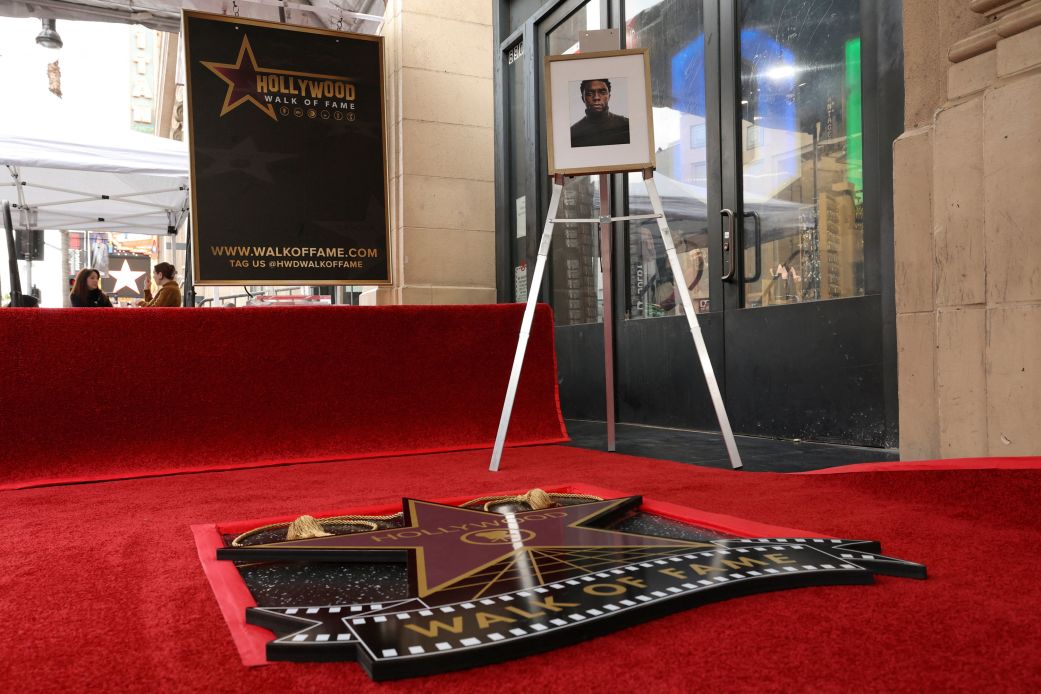 Chadwick Boseman honored with posthumous star on Hollywood Walk of Fame:  'He was an incredible leader