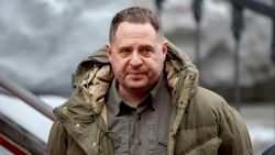 FILE PHOTO: Head of the Presidential Office Andriy Yermak looks on, amid Russia's attack on Ukraine, in Kyiv, Ukraine January 22, 2024. REUTERS/Gleb Garanich/File Photo