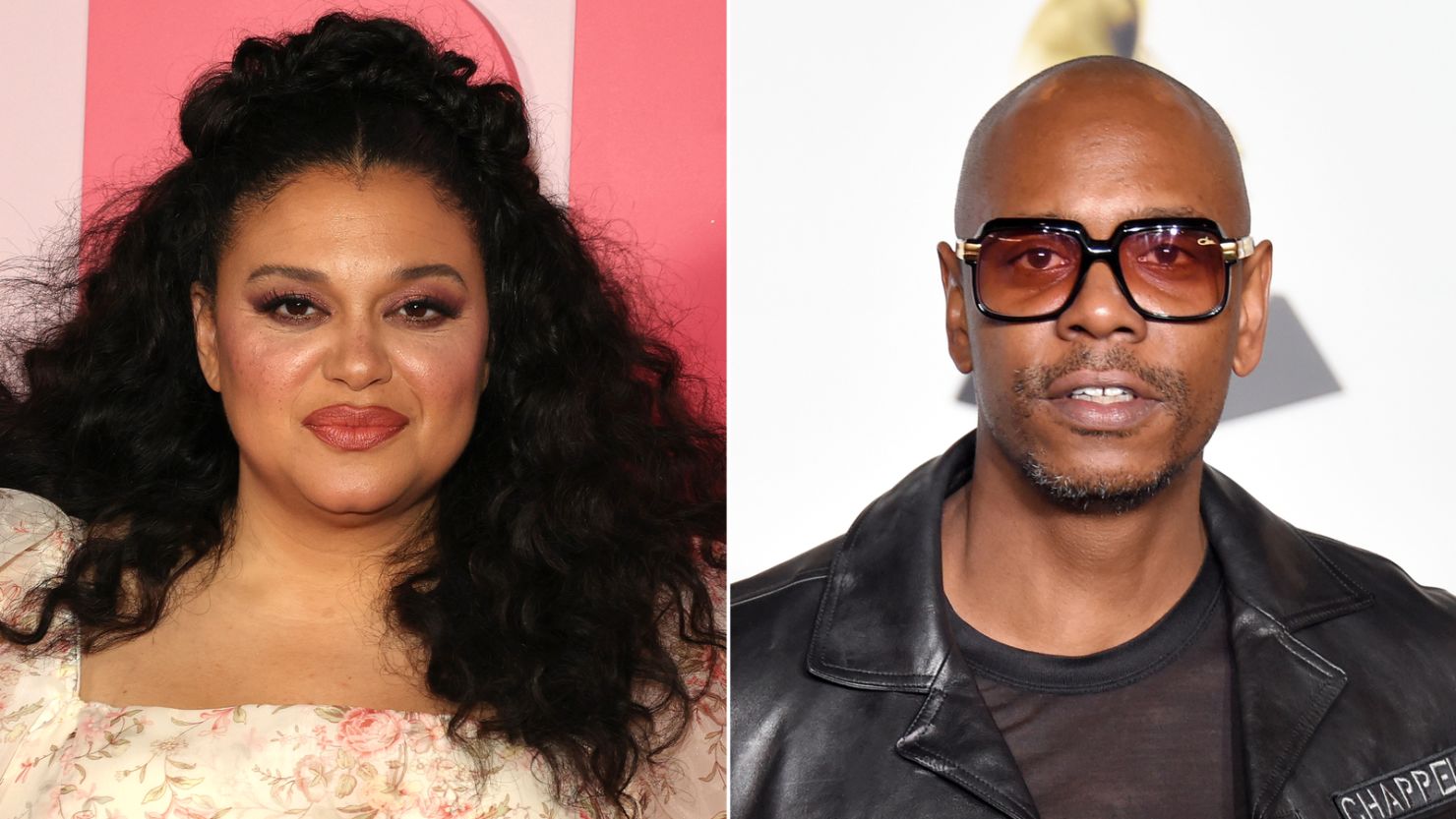 Michelle Buteau and Dave Chappelle.