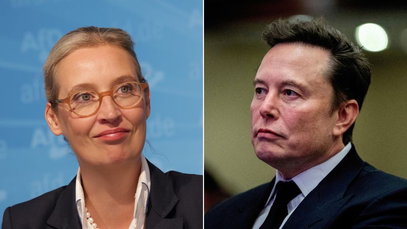 Musk urges Germans to vote for AfD in latest involvement in European politics | CNN