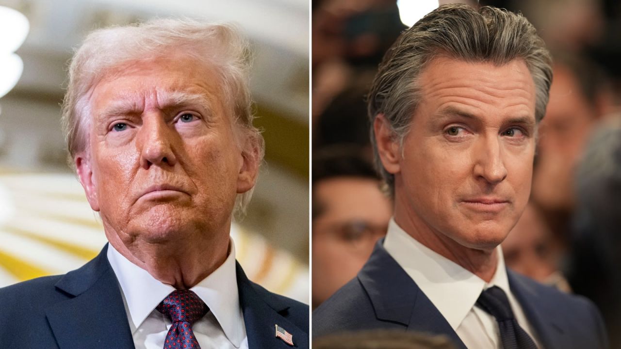 Donald Trump and Gavin Newsom.