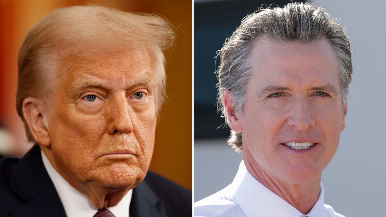 Donald Trump and Gavin Newsom.