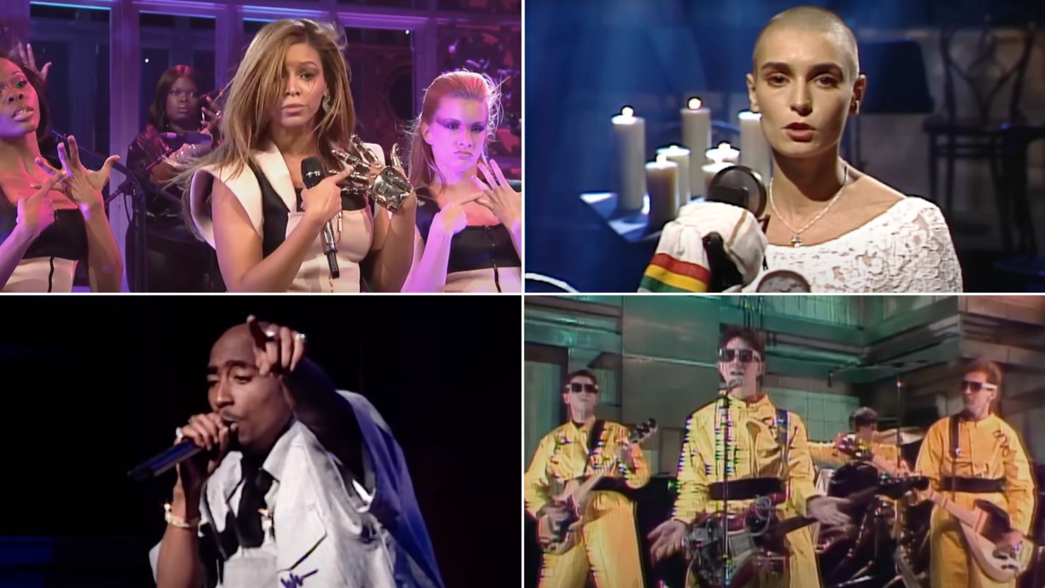 Beyoncé, Sinéad O'Connor, Tupac and Devo on 'SNL.'