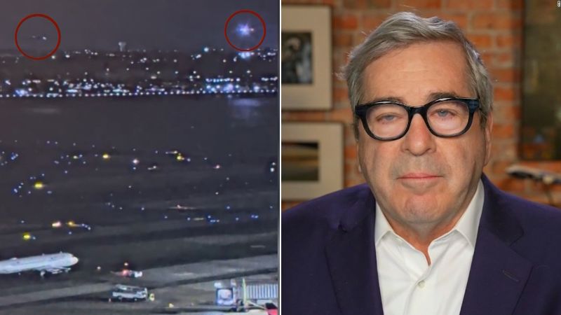 What expert noticed in new videos of plane collision