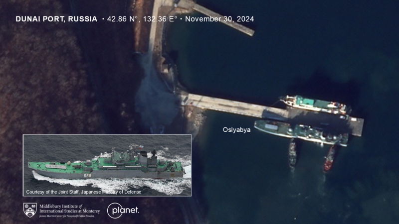 Ukraine war: Satellite images show how North Korean troops were likely transported to a Russian port