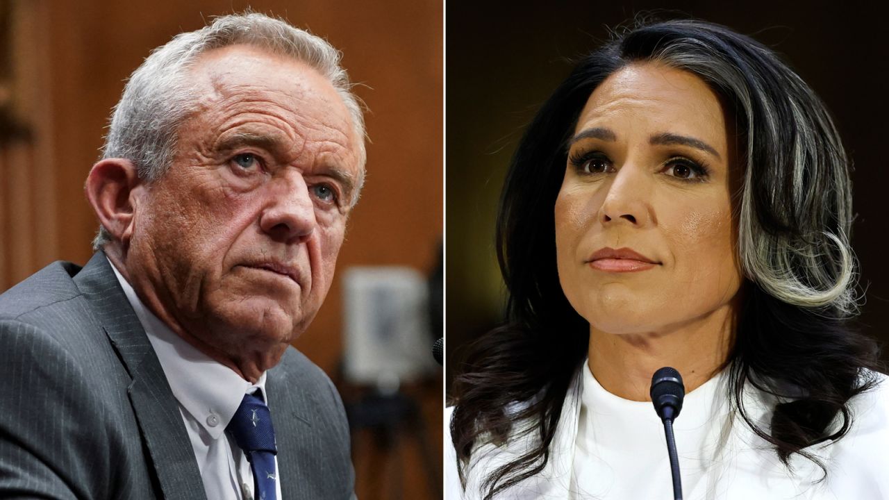 Robert F. Kennedy Jr. en Tulsi Gabbard.