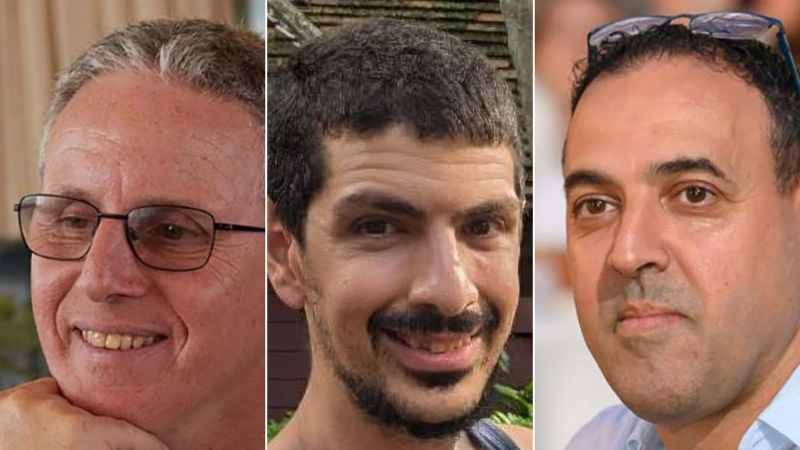 Three more hostages handed to Red Cross in fifth round of Israel-Hamas ceasefire releases