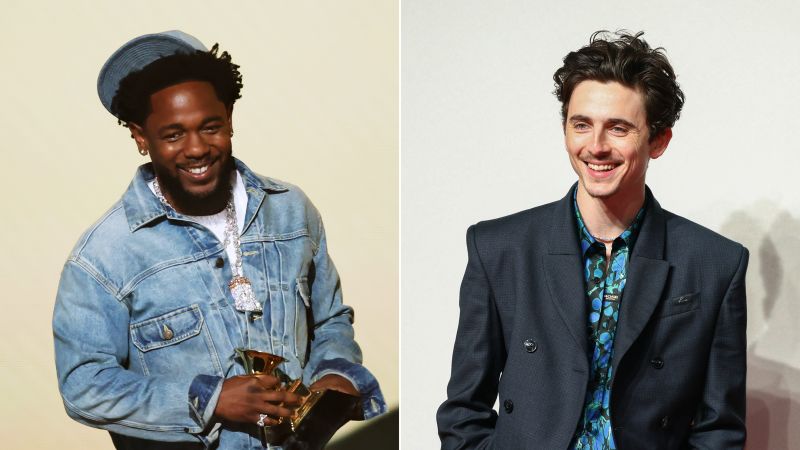 Kendrick Lamar has a conversation with his ‘fan forever,’ Timothée Chalamet