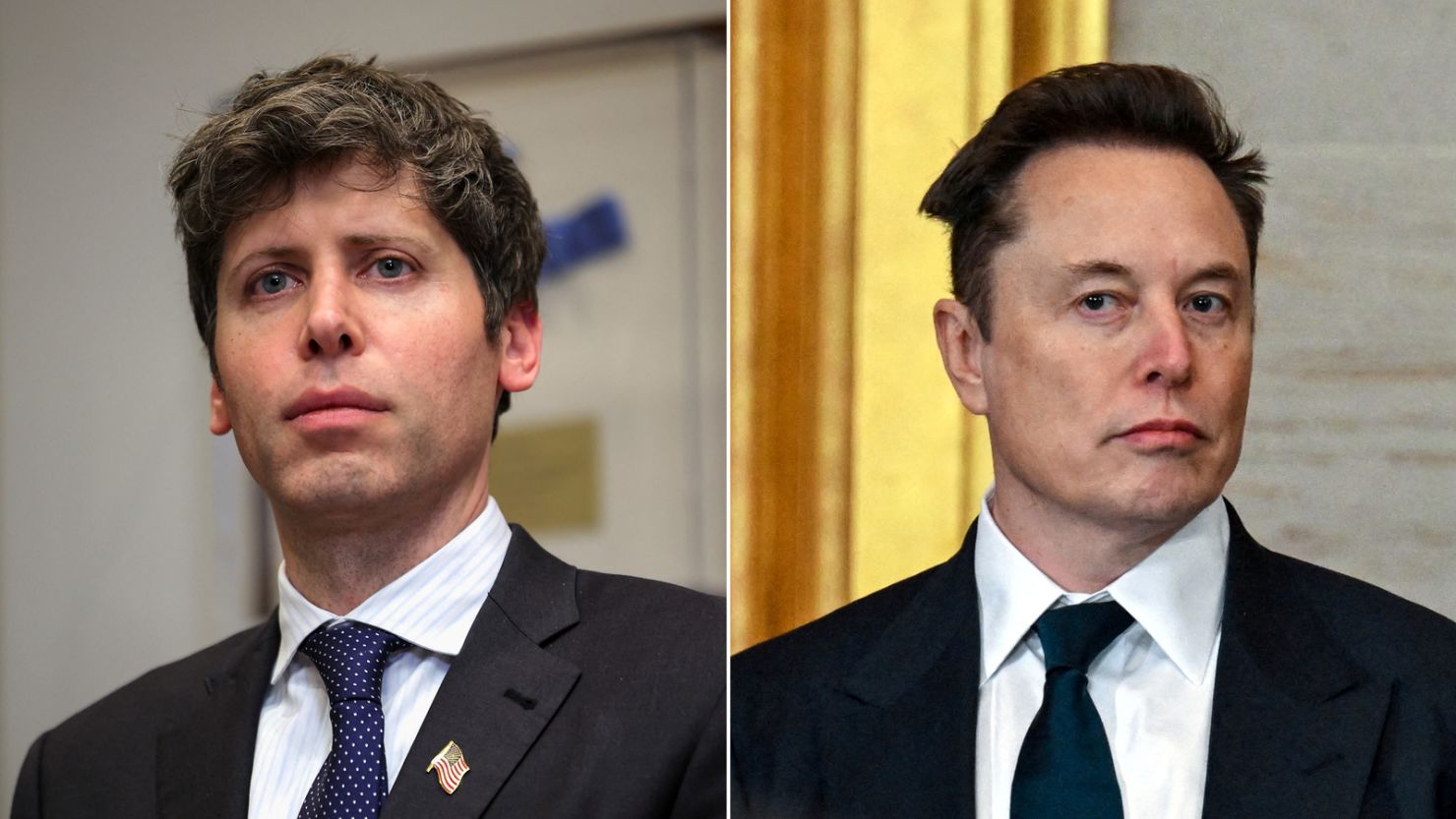 OpenAI CEO Sam Altman and Elon Musk.