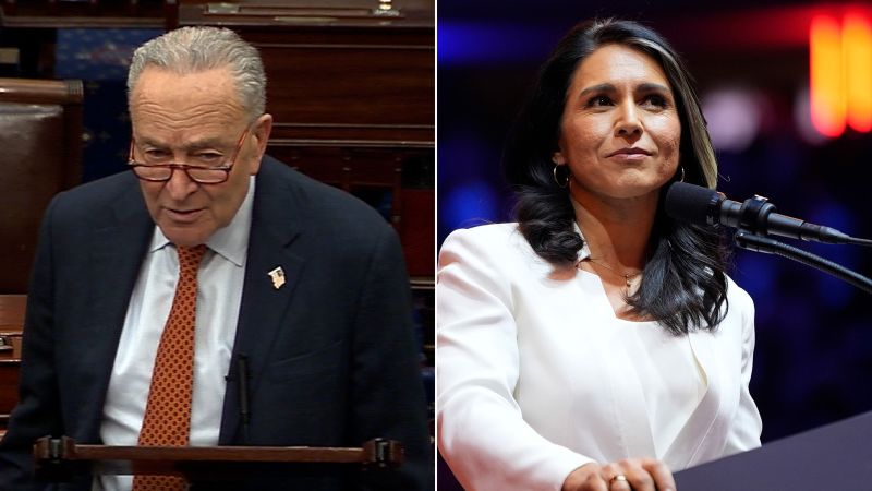 Schumer criticizes Republicans for supporting Gabbard | CNN Politics