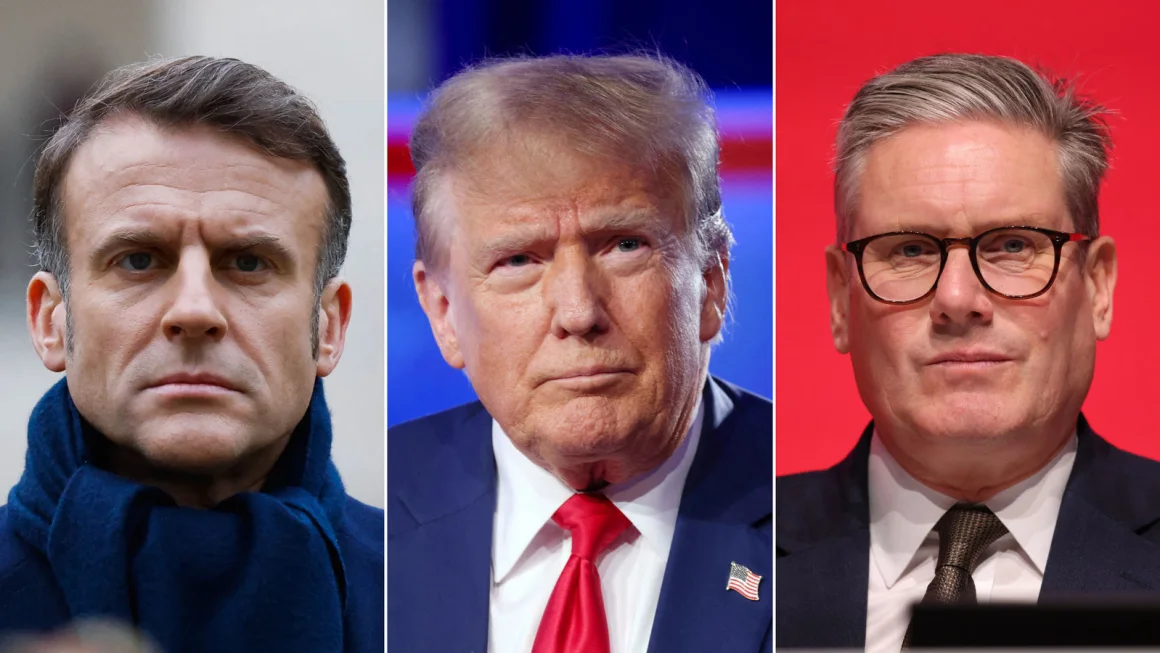 French, UK leaders rush to Washington at a historic turning point for the West