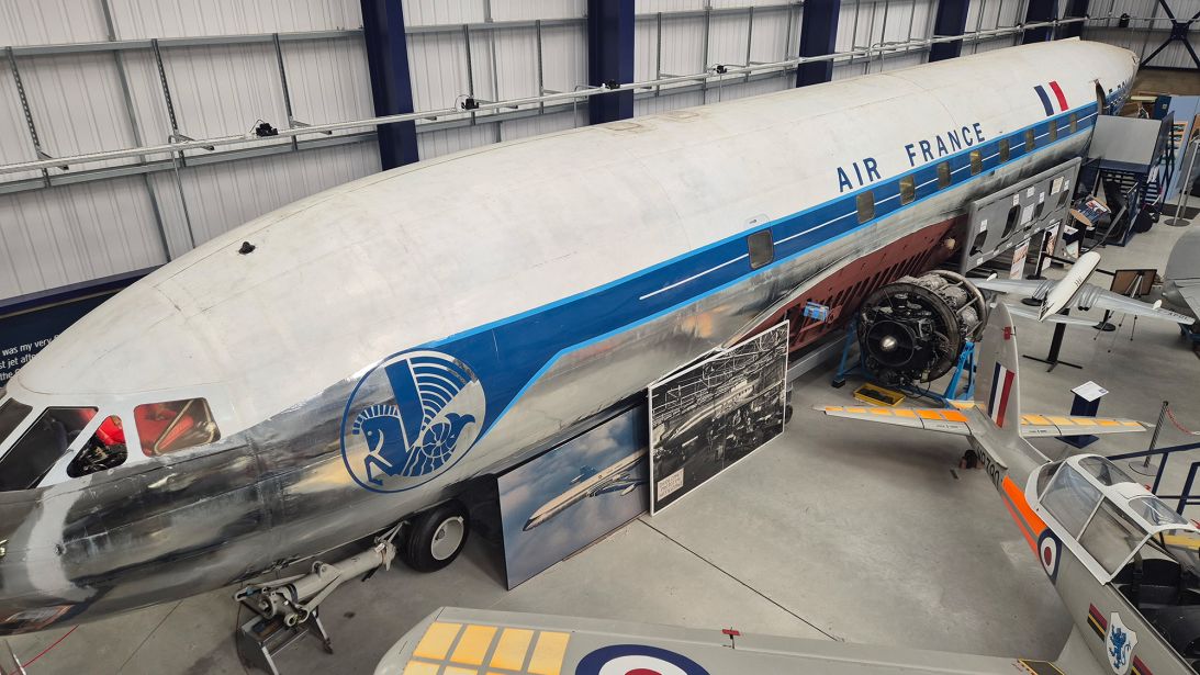 The DH106 1A Comet has been restored at the de Havilland Aircraft Museum near London.