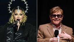 Madonna and Elton John.