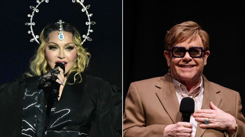 Madonna and Elton John.