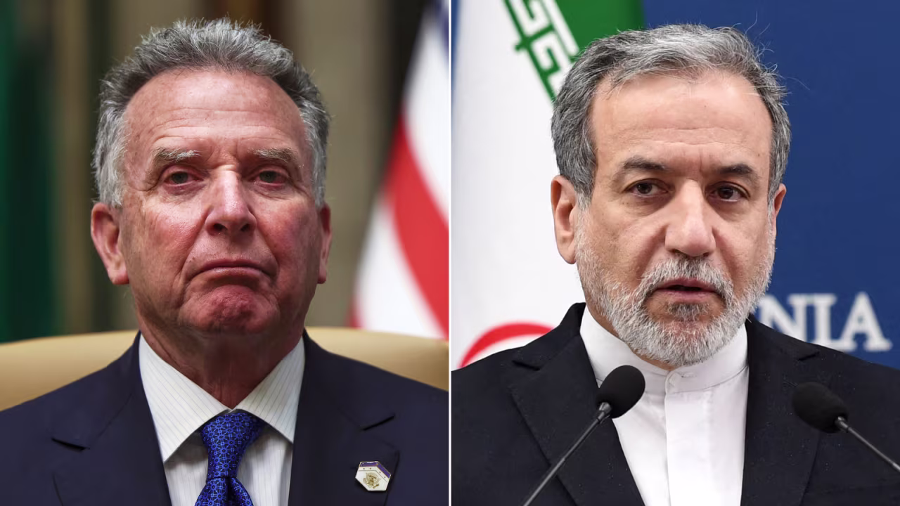 Middle East envoy Steve Witkoff and Iranian Foreign Minister Abbas Araghchi.