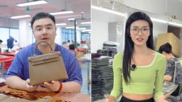 TikTok accounts like dhgateofficial and rosie.sportswear claim they can sell high-value or luxury items directly to Americans.
