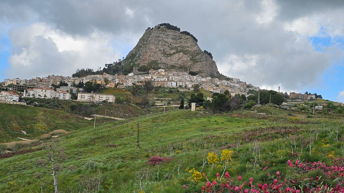 Sutera, one of the towns where one-euro homes are for sale, is located in the heart of Sicily.