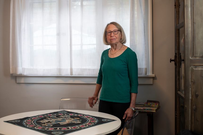 Dr. Judy Levison, a retired OB-GYN, at her home in Denver
