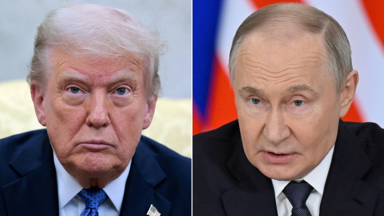 US President Donald Trump and Russia President Vladimir Putin.