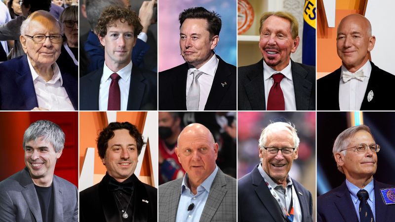The 10 richest Americans got $365 billion richer in the past year. Now they’re on the verge of a huge tax cut