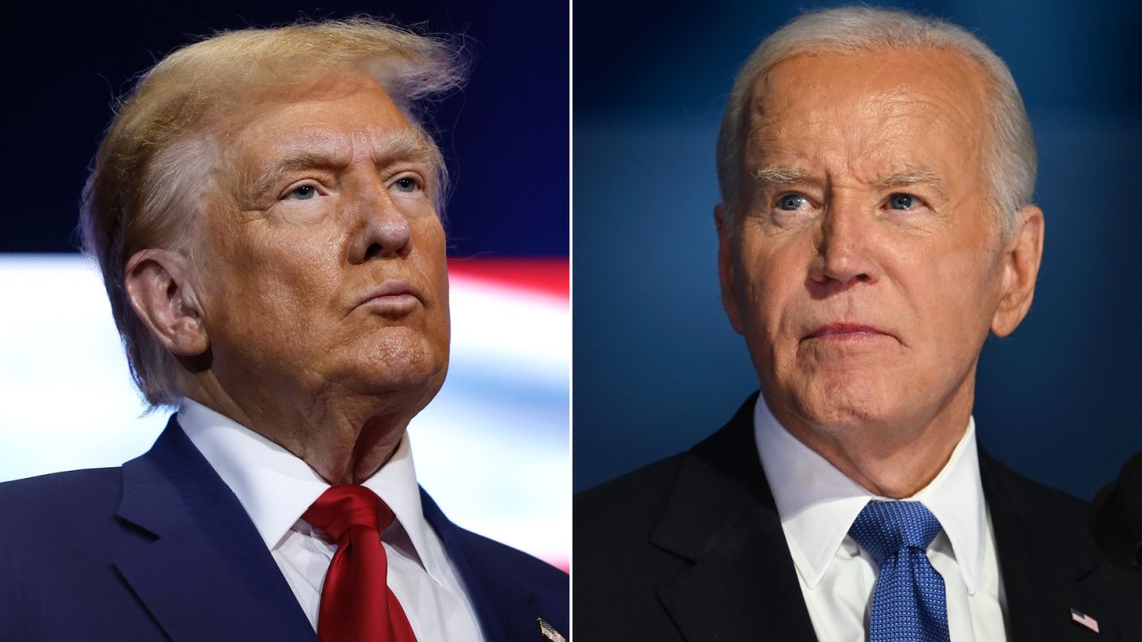 President Donald Trump and former President Joe Biden