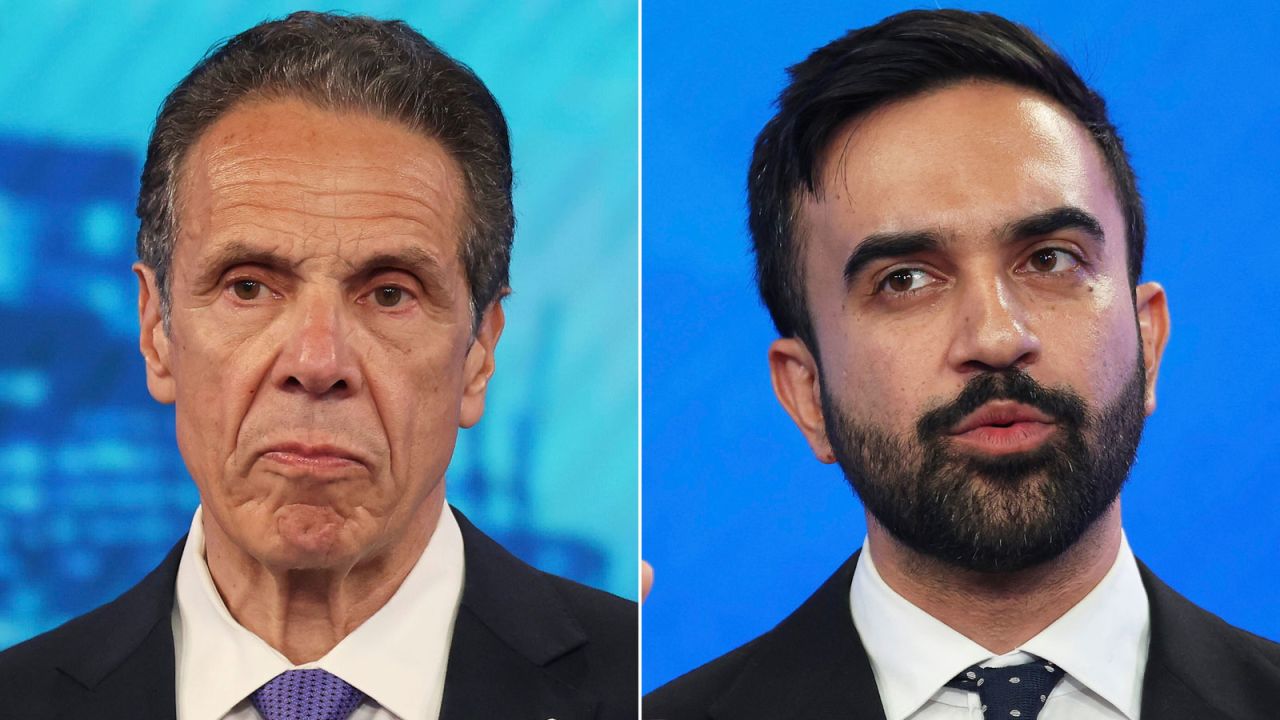 Andrew Cuomo and Zohran Mamdani