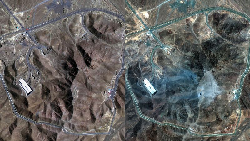 ‘Damages beyond repair’: Colonel shows before and after photos of Iran’s nuclear site