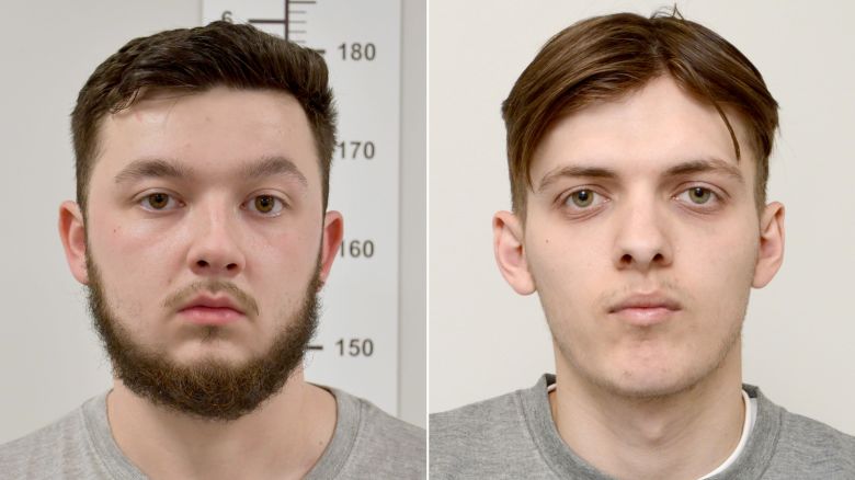 Dylan Earl, left, and Jake Reeves, pictured on June 4, 2025, pleaded guilty to arson and a terrorism-related offense.