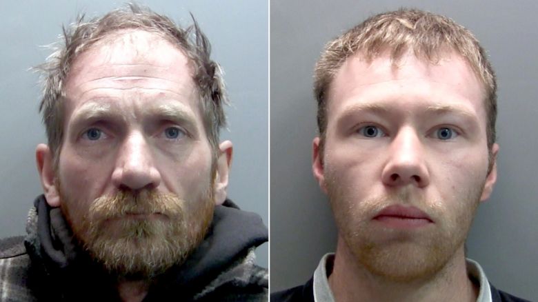 Daniel Graham, 39, left, and Adam Carruthers, 32, right, were sentenced on Tuesday.