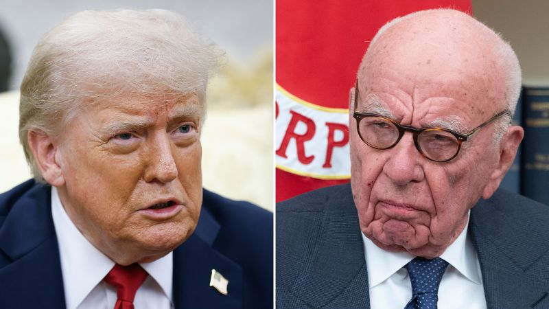 President Trump Threatens Lawsuit Against Rupert Murdoch, WSJ Over Epstein Report