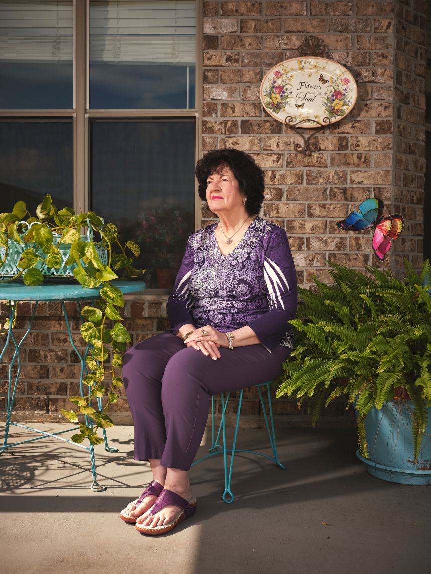 Martin lost everything she owned when Hurricane Katrina hit in 2005, but then she found the climbing rose bush among the ruins of her former property.