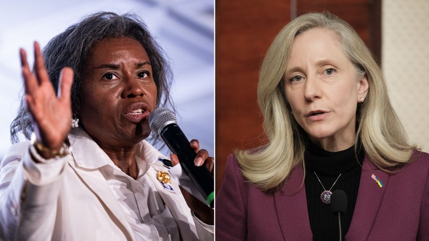 Winsome Earle-Sears, left, and Abigail Spanberger.