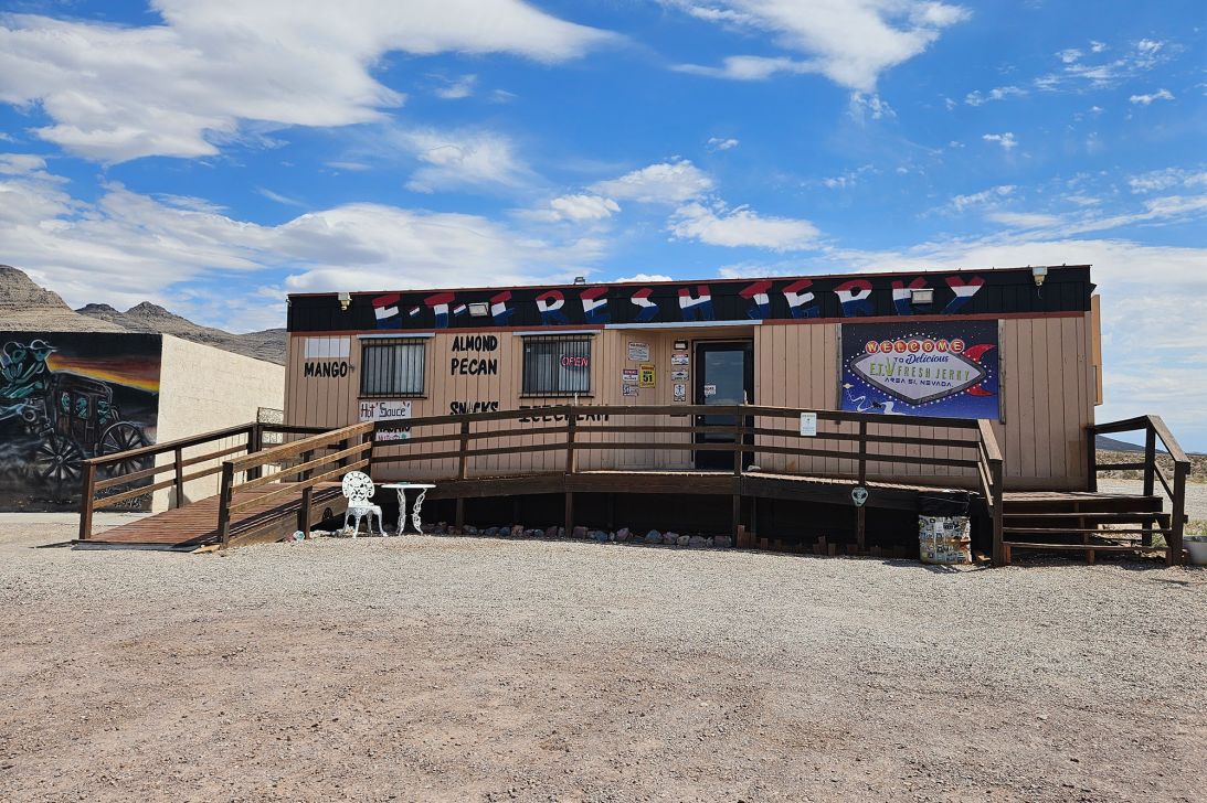 E.T. Fresh Jerky is a stop along the Extraterrestrial Highway in southern Nevada.