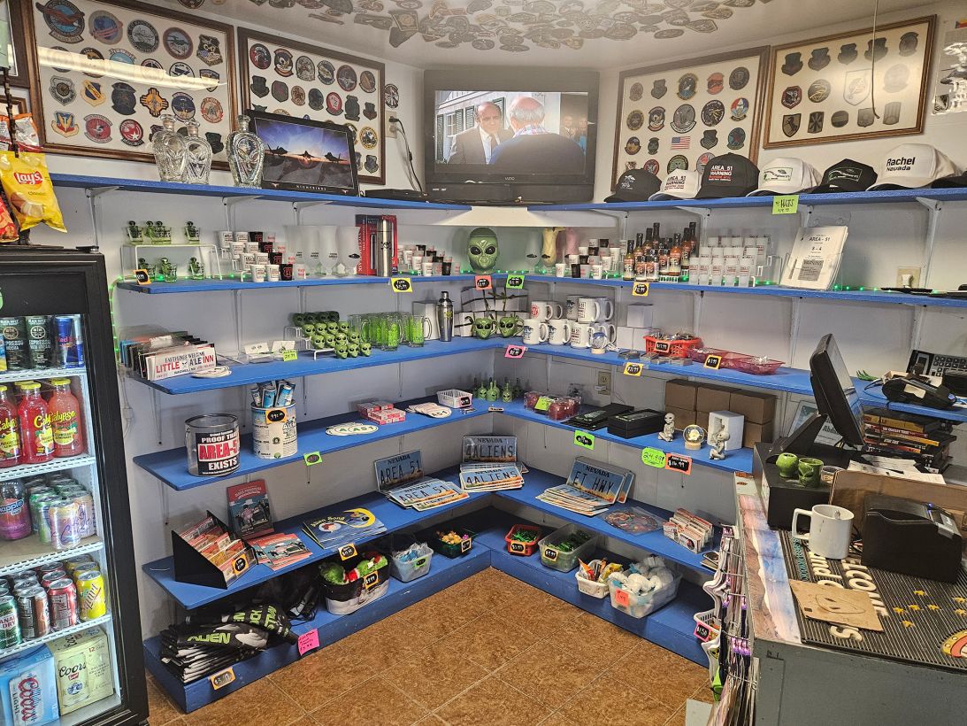 Who wouldn't want alien shot glasses or a Martian cookie jar?