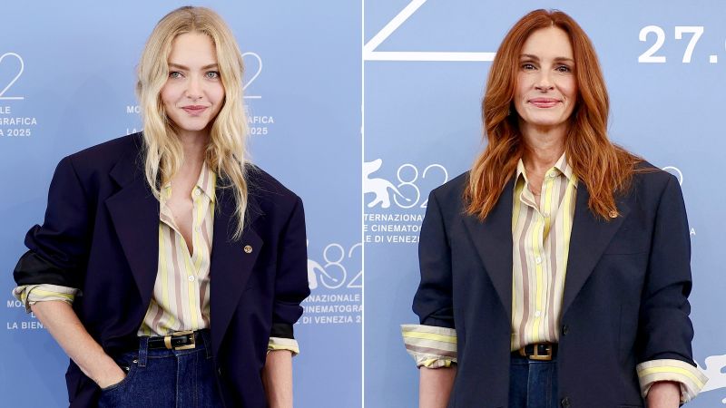Amanda Seyfried loved Julia Roberts’ outfit at the Venice Film Festival. So she borrowed it Amanda Seyfried loved Julia Roberts’ outfit at the Venice Film Festival. So she borrowed it