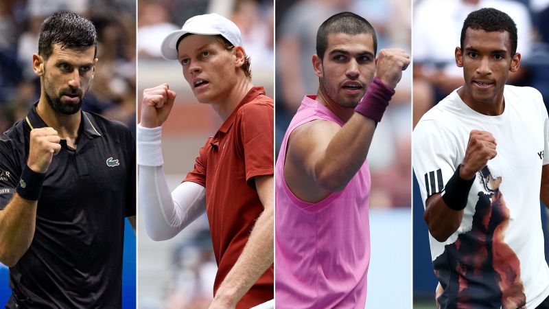 US Open men’s semifinals: Three grand slam champions and one newcomer battle for spot in final