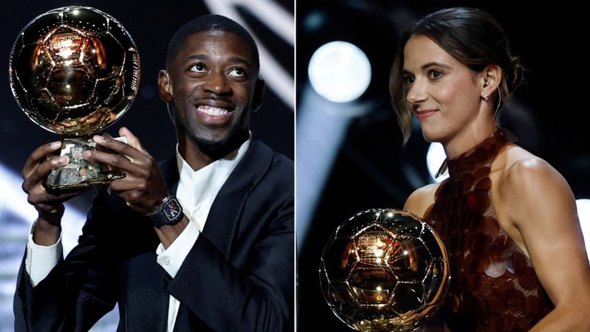 Ballon d'Or: Ousmane Dembélé and Aitana Bonmatí win men's and women's Ballon  d'Or awards | CNN