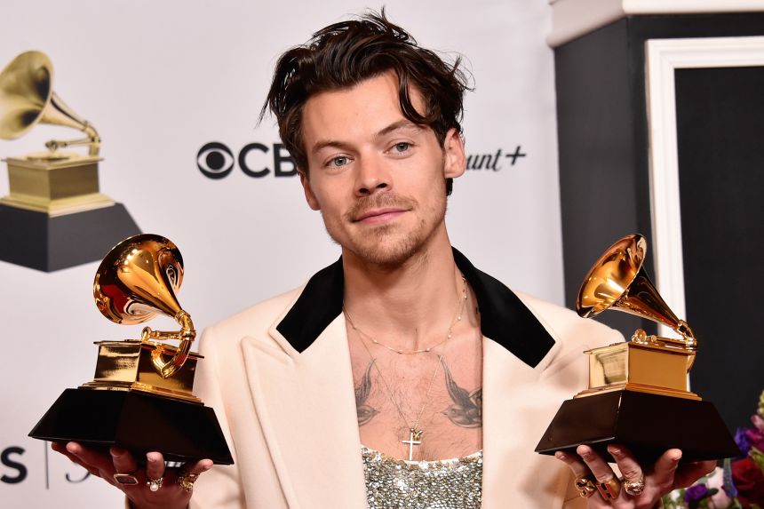 Harry Styles at the 65th Grammy Awards at Crypto.com Arena on February 5, 2023, in Los Angeles, California.